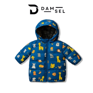 blue puffer jacket for kids