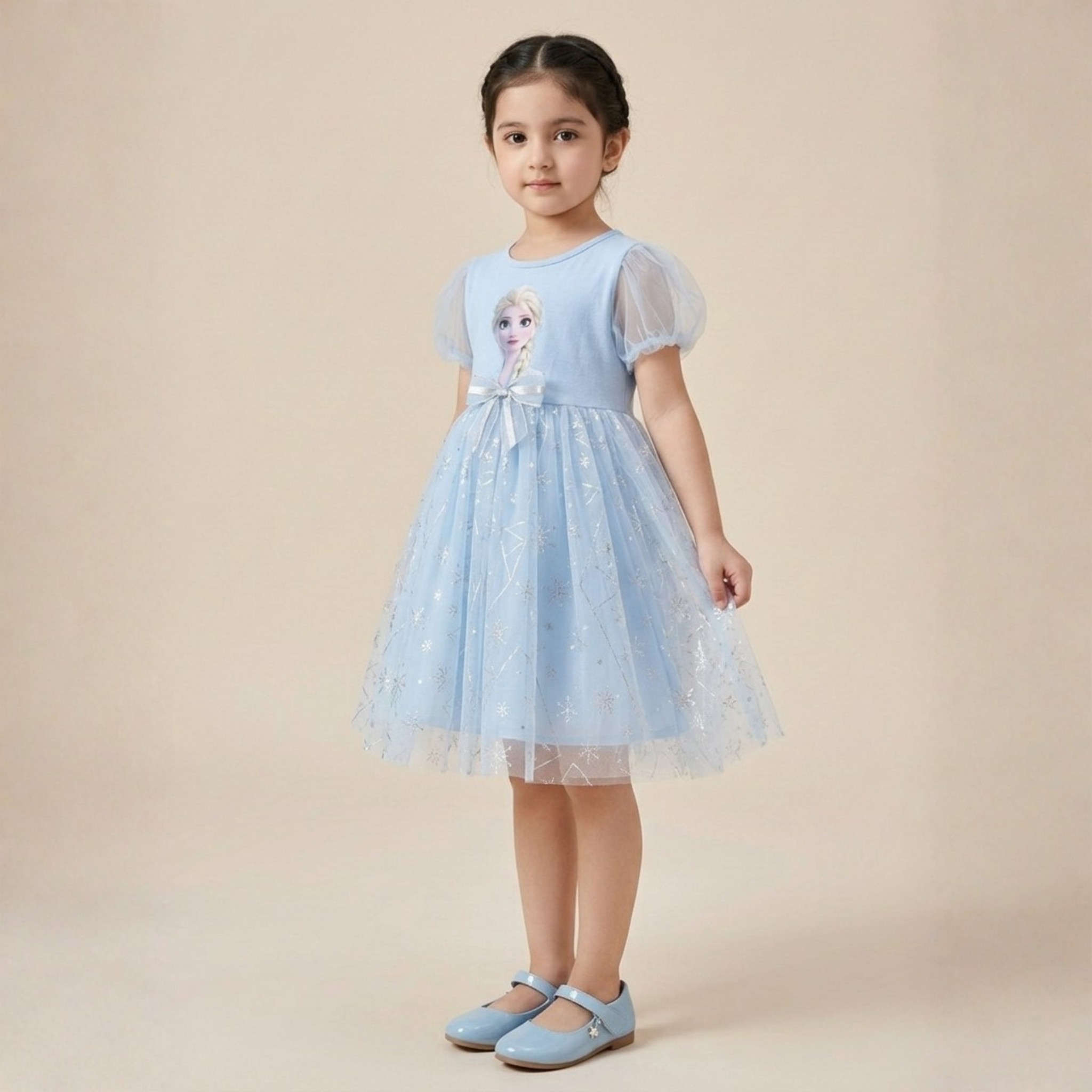 damsel kids imported elsa sky blue net frock – princess party dress for girls damsel kids imported elsa sky blue net frock – princess party dress for girls