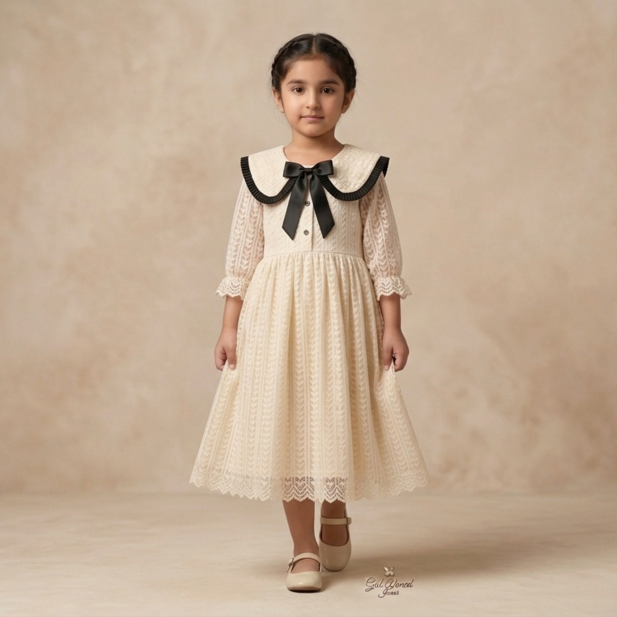 damsel kids peach cotton lawn frill frock with matching pouch – embellished party dress damsel kids peach cotton lawn frill frock with matching pouch – embellished party dress